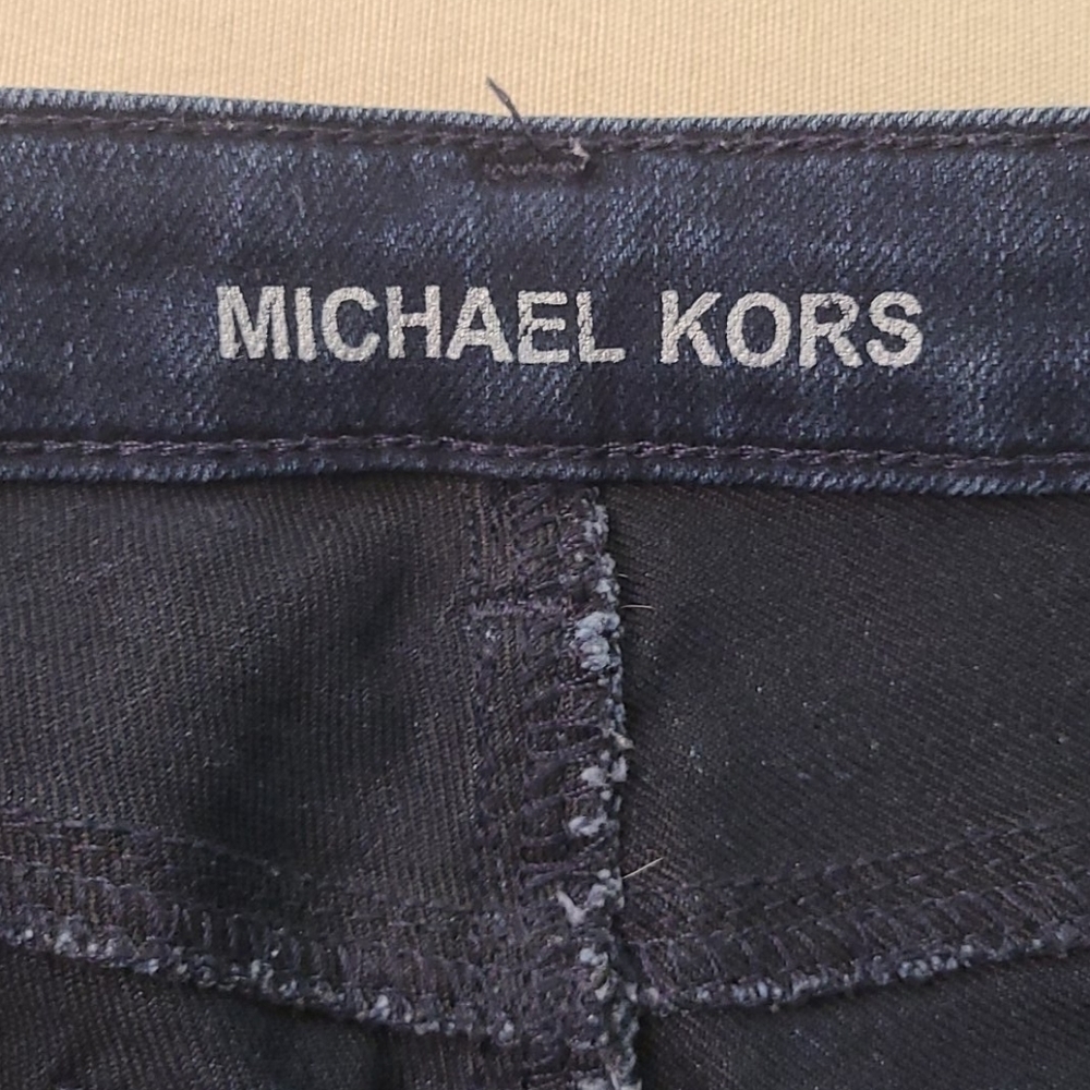 MICHAEL KORS  DARK SKINNY JEANS SZ 2 - Picture 6 of 9